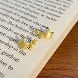 925 Silver Star Stud Earrings for Women