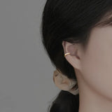 925 Silver Zircon Ear Cuff Women Classic INS Earrings