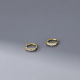 925 Silver Zircon Ear Cuff Women Classic INS Earrings