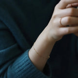 925 Sterling Silver Bead Chain Bracelet for Women