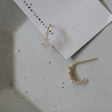 925 Sterling Silver Zircon Earrings Gradient Design Women's Jewelry