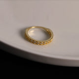 925 Silver Pav? Crystal Ring Women Wedding Party Jewelry