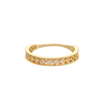 925 Silver Pav? Crystal Ring Women Wedding Party Jewelry