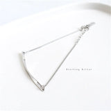 925 Sterling Silver Twisted Chain Bracelet Women Jewelry