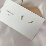 925 Silver Flower Stud Earrings Women Girlfriends Jewelry