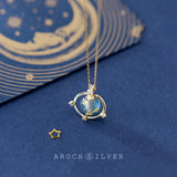 925 Silver Ladies Necklace Zircon Pendant Silver Jewelry For Women
