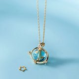 925 Silver Ladies Necklace Zircon Pendant Silver Jewelry For Women