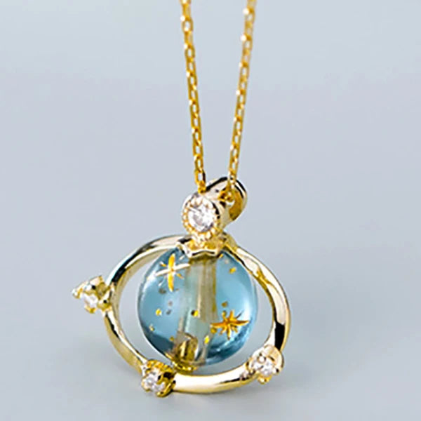 925 Silver Ladies Necklace Zircon Pendant Silver Jewelry For Women