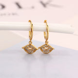 925 Silver Lip Mouth Zircon Piercing Hoop Earring Women Accessories
