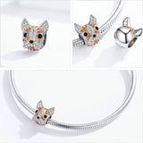 925 Sterling Silver Animal Charms Beads for Bracelet DIY Jewelry Making