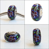 925 Silver Flowers Charm Beads for European Bracelet