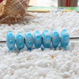 925 Sterling Silver Glass Charm Bead for European Bracelet