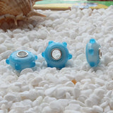 925 Sterling Silver Glass Charm Bead for European Bracelet