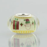 925 Sterling Silver Christmas Cartoon Charm Beads for European Bracelet