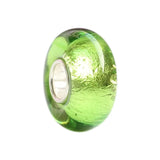 925 Silver Large Hole Colorful 3D Flowers Glass Beads for European Bracelet