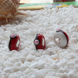 925 Silver Large Hole 3D Glass Elf Beads for European Bracelet