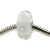 925 Silver Colorful 3D Spring Bubble Charm Beads Glass Fit European Bracelet
