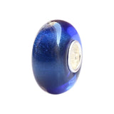 925 Sterling Silver Colorful Glass European Charm Beads