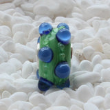 925 Silver Green Glass Charm Bead for Bracelet
