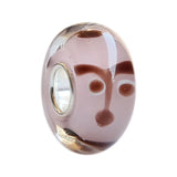 925 Silver Large Hole Face Laughing Glass Charm Beads
