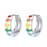 925 Silver Rainbow Earrings For Women