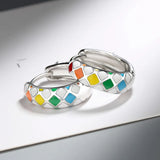 925 Silver Rainbow Earrings For Women