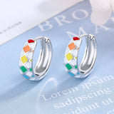 925 Silver Rainbow Earrings For Women