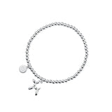 925 Silver Balloon Dog Pendant Bracelet Women Beads Chain Jewelry