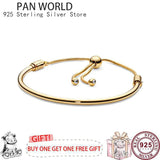 925 Silver Adjustable Snake Bone Women's Pan Bracelet