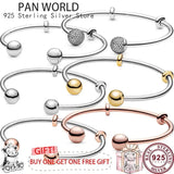925 Silver Light Suit Opening Bracelet for Women