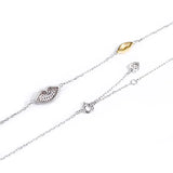 925 Silver Lips Pendant Necklace Birthday Gift Jewelry Chain 45Cm