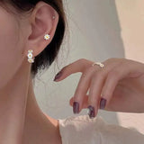 925 Silver Daisy Earrings with Flower Ear Studs