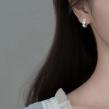 925 Silver Daisy Earrings with Flower Ear Studs