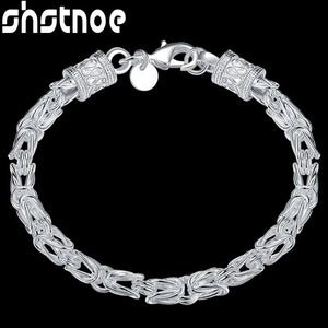 925 Silver Bracelet Chain Lobster Clasp Wedding Engagement Gift