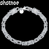 925 Silver Bracelet Chain Lobster Clasp Wedding Engagement Gift
