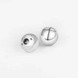 925 Silver Purple CZ Bangle Charms for DIY Bracelets