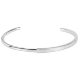 925 Silver Logo Signature I-D Bangle Chunky Bracelet For Charm Diy Jewelry