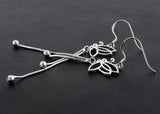 925 Silver Long Earrings for Women Girls Christmas Gift Statement Jewelry