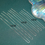 925 Silver Tassel Chains Drop Earrings for Women Girl Party Jewelry