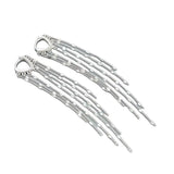 925 Sterling Silver Tassel Cuff Earring Fine Jewelry For Women Wedding