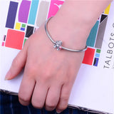 925 Silver Longevity Pearl Chinese Style Charm Bead for Bracelet Necklace