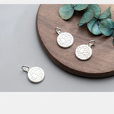 925 Silver Lotus/Sunflower Dangle Charms Pendant for Bracelets DIY Jewelry