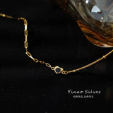 925 Silver Love Anklet Summer Tide Foot Chains