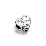 925 Sterling Silver Love Heart Beads Charm Bracelets for Women Jewelry
