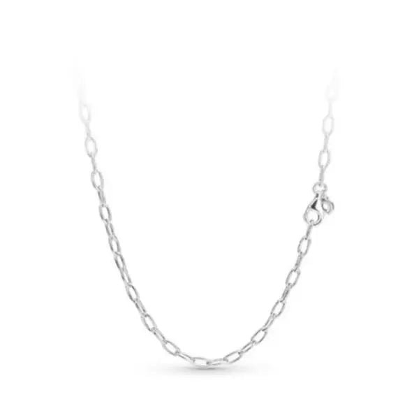 925 Sterling Silver Love Necklace Women's Jewelry DIY