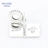 925 Silver Love Notes Charm Bead for Pandora Bracelets