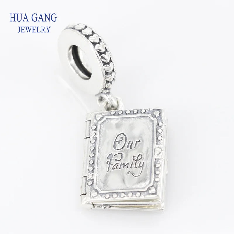 925 Silver Love Notes Charm Bead for Pandora Bracelets