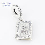 925 Silver Love Notes Charm Bead for Pandora Bracelets