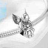 925 Sterling Silver Angel Baby Pendant Jewelry Women Bracelet Necklace