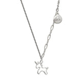 925 Silver Luck Pony Pendant Necklace for Women